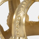 18309#Metal, 7" Crown Decor, Gold
