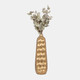 18458-03#Metal, 23" Cut-out Vase, Gold