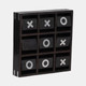 18485-01#Wood, 10x10 Revolving Tic Tac Toe, Black