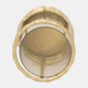 18513-01#Metal, 9" Hurricane Holder, Gold
