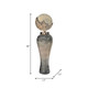 18685-02#Glass, 44" Mid-century Floor Vase, Multi, Kd