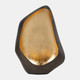 18508-02#Metal, 23" Leaf Floor Votive Holder, Gold