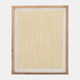 18531#29x35 Paper Mache Wall Art Framed Glass, Gray