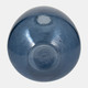 18554-02#Glass, 15" Balloon Vase, Blue