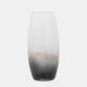18559-02#Glass, 11" Crackle Vase, Multi