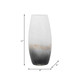 18559-02#Glass, 11" Crackle Vase, Multi