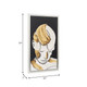 70298-01#36x59, Hand Painted Deep Thought, Wht/gld