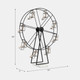 18597#Metal, 23" Ferris Wheel, Black
