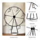 18597#Metal, 23" Ferris Wheel, Black