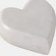 18610-02#Marble, 5" Heart, White