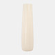 18627-03#Cer, 24" Etched Lines Cylinder Vase, Cotton