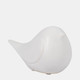 18636-03#Cer, 6" Chubby Bird, White