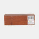 18722-01#Wood, 8x3 Dominoes Box, Brown
