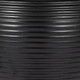 18729-02#Cer, 18" Ribbed Temple Jar, Black