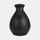 18762-02#Terracotta, 19" Organic Jug With Handle, Black