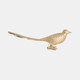 18771#Metal, 18" Long Tailed Bird Deco. Gold