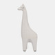 18790#Clay, 12" Loopy Pattern Giraffe, Ivory