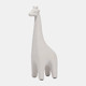 18790#Clay, 12" Loopy Pattern Giraffe, Ivory