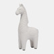 18791#Clay, 11" Standing Llama, Ivory