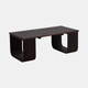 18813#Wood, 47" Textured Coffee Table, Brown Kd