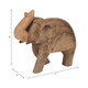 18820#Mango Wood, 7" Elephant, Brown