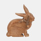 18825#Mango Wood, 8" Bunny, Brown