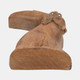 18827-01#Mango Wood, 8" Rabbit, Brown