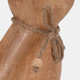 18827-02#Mango Wood, 10" Rabbit, Brown