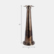 18829-02#Glass, 21" Pillar Holder, Bronze