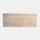 18861#Travertine, 13x8 Decorative Box, Tan