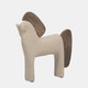 18893-01#Ecomix, 12" Horse Deco, Ivory