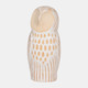 18948#Cer, 8" Perched Owl, Ivory
