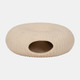 18953-01#Cer, 7" Donut Hole Vase, Cotton