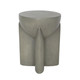 18998-01#Concrete, 19" Contemporary Accent Table, Dark Grey