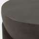 18998-01#Concrete, 19" Contemporary Accent Table, Dark Grey
