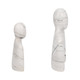 EV19030#Marble , S/2 8/10" Hugging Couple, White