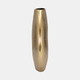 19053-02#Metal, 21" Round Vase, Gold