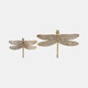 19054-02#Metal, 14" Dragonfly W/ Cutouts , Gold