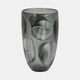 19063-01#Glass, 11" Hand Blown Vase, Aqua