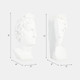 19093-01#S/2 Resin, 9" Greek Goddess Bookends, White