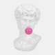 19092#Resin, 13" Greek God Head W/gum, White
