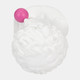 19092#Resin, 13" Greek God Head W/gum, White