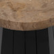 19154#Petrified Wood, 20" Tapered Accent Table, Multi