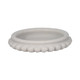 EV19104#18" Windsor Carved Marble Tray, White