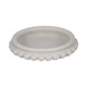 EV19104#18" Windsor Carved Marble Tray, White