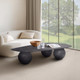 EV19155#60" Elliot Black Marble Coffee Table, Kd 2boxes