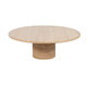 EV19156#47" Winston Travertine Stone Coffee Table, Kd 2box