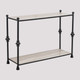 EV19172-02#Metal, 44" Elliot Console Table, Black, K/d