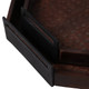 EV19191#S/2 25/30" Jones Wood Trays, Brown