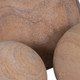 EV19199#S/3 3/5" Maverick Sandstone Spheres, Natural